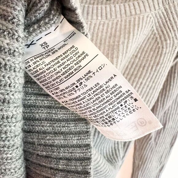 Banana Republic Wool Blend Tie Back Sweater Size XS - Picture 6 of 6